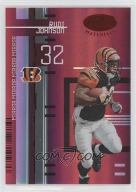 2005 Leaf Certified Materials - [Base] - Mirror Red #25 - Rudi Johnson /100 [Good to VG‑EX]
