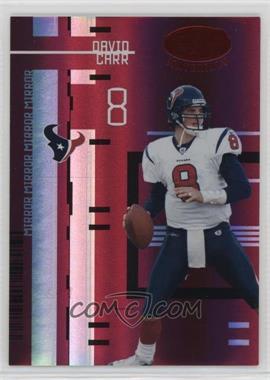 2005 Leaf Certified Materials - [Base] - Mirror Red #48 - David Carr /100