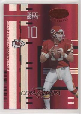 2005 Leaf Certified Materials - [Base] - Mirror Red #61 - Trent Green /100