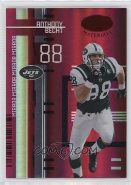 2005 Leaf Certified Materials - [Base] - Mirror Red #80 - Anthony Becht /100