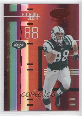 2005 Leaf Certified Materials - [Base] - Mirror Red #80 - Anthony Becht /100