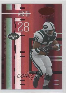 2005 Leaf Certified Materials - [Base] - Mirror Red #82 - Curtis Martin /100