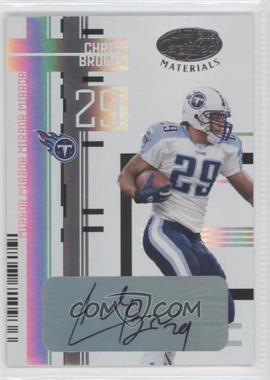 2005 Leaf Certified Materials - [Base] - Mirror White Signatures #113 - Chris Brown /100