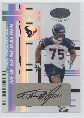 2005 Leaf Certified Materials - [Base] - Mirror White Signatures #157 - New Generation - Travis Johnson /100