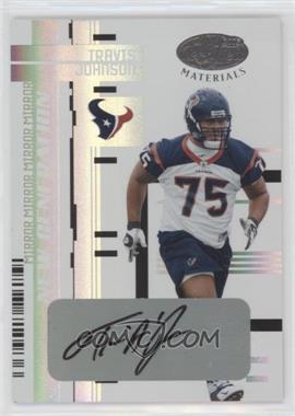 2005 Leaf Certified Materials - [Base] - Mirror White Signatures #157 - New Generation - Travis Johnson /100