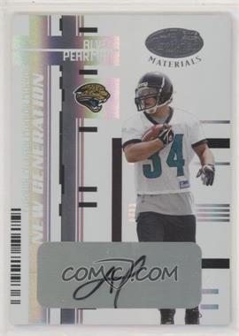 2005 Leaf Certified Materials - [Base] - Mirror White Signatures #175 - New Generation - Alvin Pearman /100