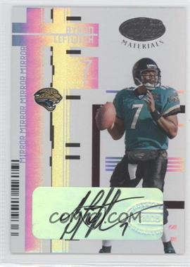 2005 Leaf Certified Materials - [Base] - Mirror White Signatures #55 - Byron Leftwich /50