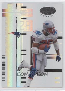 2005 Leaf Certified Materials - [Base] - Mirror White #132 - Curtis Martin /150