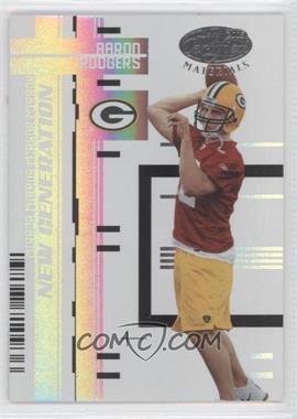 2005 Leaf Certified Materials - [Base] - Mirror White #162 - New Generation - Aaron Rodgers /150