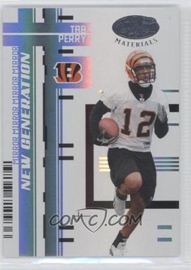 2005 Leaf Certified Materials - [Base] - Mirror White #187 - New Generation - Tab Perry /150