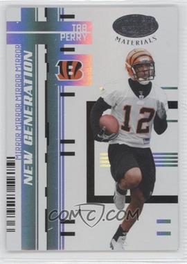 2005 Leaf Certified Materials - [Base] - Mirror White #187 - New Generation - Tab Perry /150