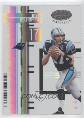 2005 Leaf Certified Materials - [Base] - Mirror White #19 - Jake Delhomme /150