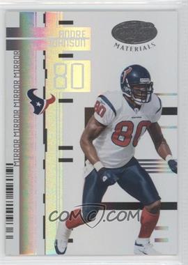 2005 Leaf Certified Materials - [Base] - Mirror White #47 - Andre Johnson /150
