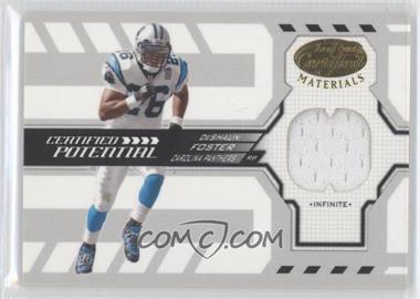 2005 Leaf Certified Materials - Certified Potential - Infinite Materials #CP-6 - DeShaun Foster /75