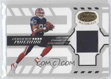 2005 Leaf Certified Materials - Certified Potential - Materials #CP-4 - Lee Evans /150