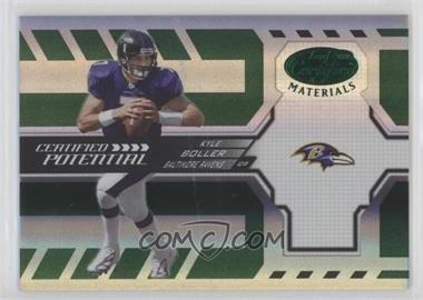 2005 Leaf Certified Materials - Certified Potential - Mirror Emerald #CP-3 - Kyle Boller /25