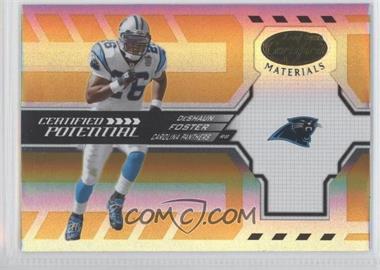2005 Leaf Certified Materials - Certified Potential - Mirror Gold #CP-6 - DeShaun Foster /50