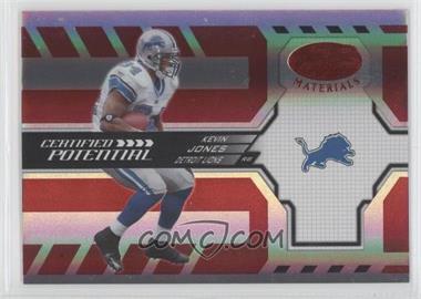 2005 Leaf Certified Materials - Certified Potential - Mirror Red #CP-11 - Kevin Jones /250