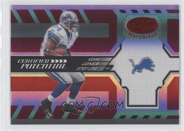 2005 Leaf Certified Materials - Certified Potential - Mirror Red #CP-11 - Kevin Jones /250