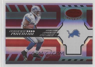 2005 Leaf Certified Materials - Certified Potential - Mirror Red #CP-11 - Kevin Jones /250