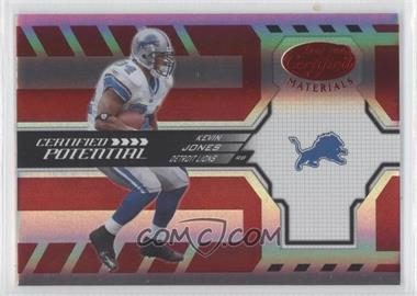 2005 Leaf Certified Materials - Certified Potential - Mirror Red #CP-11 - Kevin Jones /250