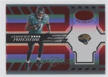 2005 Leaf Certified Materials - Certified Potential - Mirror Red #CP-17 - Reggie Williams /250