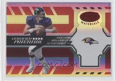 2005 Leaf Certified Materials - Certified Potential - Mirror Red #CP-3 - Kyle Boller /250