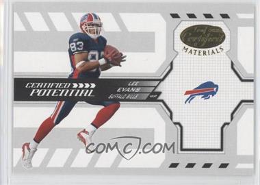 2005 Leaf Certified Materials - Certified Potential #CP-4 - Lee Evans /750