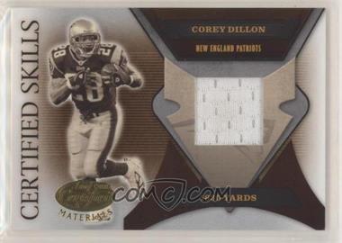 2005 Leaf Certified Materials - Certified Skills - Materials #CS-17 - Corey Dillon /175