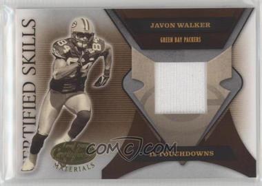 2005 Leaf Certified Materials - Certified Skills - Materials #CS-33 - Javon Walker /175