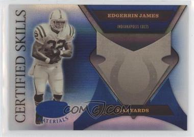 2005 Leaf Certified Materials - Certified Skills - Mirror Blue #CS-18 - Edgerrin James /100