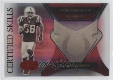 2005 Leaf Certified Materials - Certified Skills - Mirror Red #CS-44 - Marvin Harrison /250