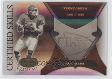 2005 Leaf Certified Materials - Certified Skills - Mirror #CS-2 - Trent Green /500