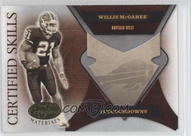 2005 Leaf Certified Materials - Certified Skills #CS-26 - Willis McGahee /750