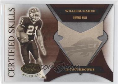 2005 Leaf Certified Materials - Certified Skills #CS-26 - Willis McGahee /750