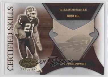 2005 Leaf Certified Materials - Certified Skills #CS-26 - Willis McGahee /750