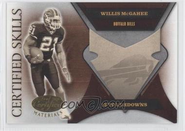 2005 Leaf Certified Materials - Certified Skills #CS-26 - Willis McGahee /750