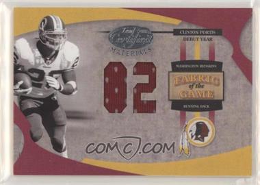 2005 Leaf Certified Materials - Fabric of the Game - Debut Year #FG-13 - Clinton Portis /102
