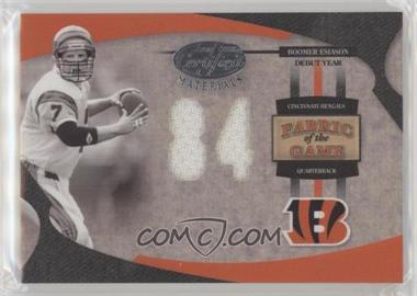 2005 Leaf Certified Materials - Fabric of the Game - Debut Year #FG-6 - Boomer Esiason /84