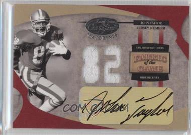 2005 Leaf Certified Materials - Fabric of the Game - Jersey Number #FG-45 - John Taylor /82