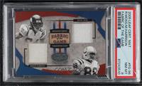 Randy Moss, Marvin Harrison [PSA 8 NM‑MT] #/100