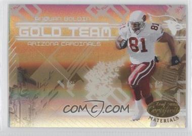 2005 Leaf Certified Materials - Gold Team - Mirror #GT-1 - Anquan Boldin /500