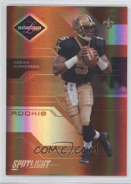 2005 Leaf Limited - [Base] - Spotlight Bronze #152 - Rookie - Adrian McPherson /100