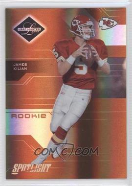 2005 Leaf Limited - [Base] - Spotlight Bronze #181 - Rookie - James Kilian /100