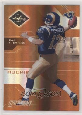 2005 Leaf Limited - [Base] - Spotlight Bronze #196 - Rookie - Ryan Fitzpatrick /100