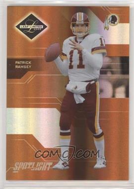 2005 Leaf Limited - [Base] - Spotlight Bronze #99 - Patrick Ramsey /100