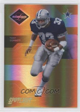 2005 Leaf Limited - [Base] - Spotlight Gold #147 - Tony Dorsett /25