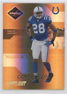 2005 Leaf Limited - [Base] - Spotlight Gold #188 - Rookie - Marlin Jackson /25