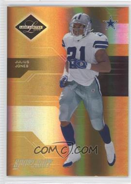 2005 Leaf Limited - [Base] - Spotlight Gold #27 - Julius Jones /25