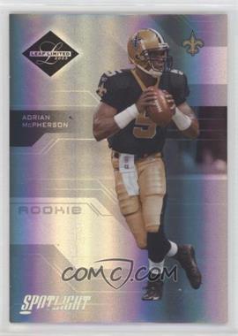 2005 Leaf Limited - [Base] - Spotlight Silver #152 - Rookie - Adrian McPherson /50 [EX to NM]
